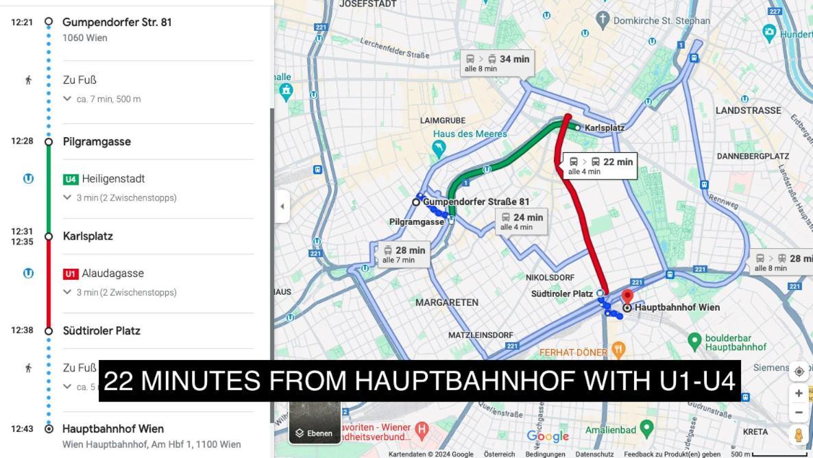 Direct Center-privat Rooms-5 Minutes Mariahilferstrasse Privatunterkunft
